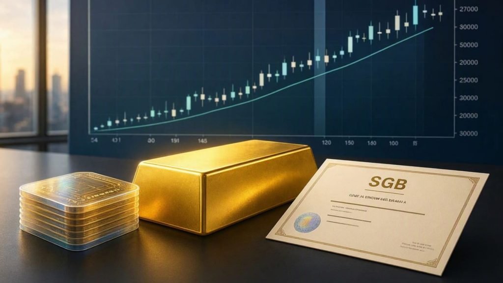 SGB Gold क्या है और सोवरेन गोल्ड बॉन्ड की पूरी जानकारी SGB Gold in Hindi SGB Gold kya hai - Sovereign Gold Bond details and market chart